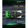 GUDI 70102 non  CÔNG NGHỆ SIÊU TÍCH LŨY ĐUA XE ĐIÊN CUỒNG GREEN SHADOW BULL EVO2 tỷ lệ 1:18 bộ đồ chơi xếp lắp ráp ghép mô hình  Kỹ Thuật Công Nghệ Cao Mô Hình Phương Tiện 325 khối