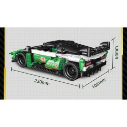 GUDI 70102 non  CÔNG NGHỆ SIÊU TÍCH LŨY ĐUA XE ĐIÊN CUỒNG GREEN SHADOW BULL EVO2 tỷ lệ 1:18 bộ đồ chơi xếp lắp ráp ghép mô hình  Kỹ Thuật Công Nghệ Cao Mô Hình Phương Tiện 325 khối