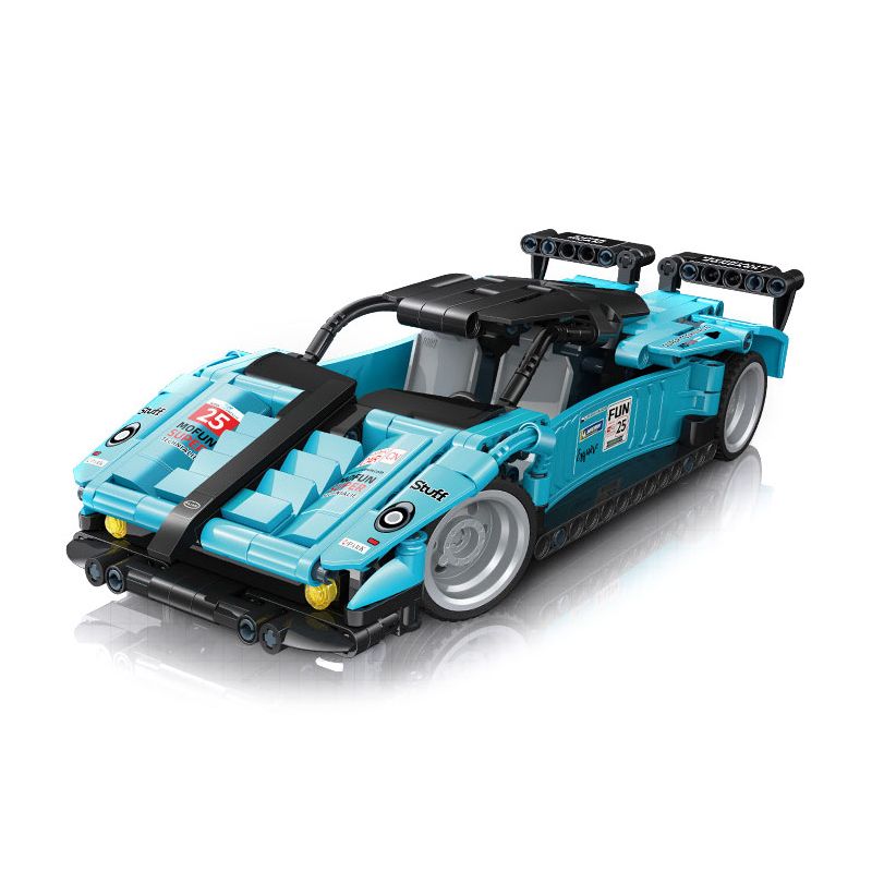 GUDI 70103 non Lego CÔNG NGHỆ SIÊU TÍCH LŨY ĐUA XE KÉO CON TRAI CỦA GIÓ GR tỷ lệ 1:18 bộ đồ chơi xếp lắp ráp ghép mô hình Technic Kỹ Thuật Công Nghệ Cao Mô Hình Phương Tiện 347 khối