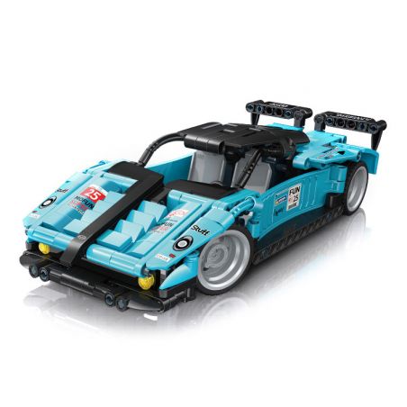 GUDI 70103 non  CÔNG NGHỆ SIÊU TÍCH LŨY ĐUA XE KÉO CON TRAI CỦA GIÓ GR tỷ lệ 1:18 bộ đồ chơi xếp lắp ráp ghép mô hình  Kỹ Thuật Công Nghệ Cao Mô Hình Phương Tiện 347 khối
