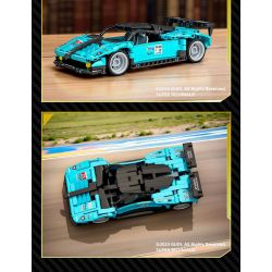 GUDI 70103 non  CÔNG NGHỆ SIÊU TÍCH LŨY ĐUA XE KÉO CON TRAI CỦA GIÓ GR tỷ lệ 1:18 bộ đồ chơi xếp lắp ráp ghép mô hình  Kỹ Thuật Công Nghệ Cao Mô Hình Phương Tiện 347 khối