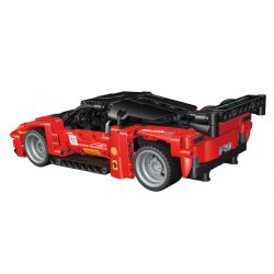 GUDI 70104 non  CÔNG NGHỆ SIÊU TÍCH LŨY ĐUA XE ĐIÊN CUỒNG BLAZING HORSE 488 tỷ lệ 1:18 bộ đồ chơi xếp lắp ráp ghép mô hình  Kỹ Thuật Công Nghệ Cao Mô Hình Phương Tiện 338 khối