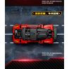 GUDI 70104 non  CÔNG NGHỆ SIÊU TÍCH LŨY ĐUA XE ĐIÊN CUỒNG BLAZING HORSE 488 tỷ lệ 1:18 bộ đồ chơi xếp lắp ráp ghép mô hình  Kỹ Thuật Công Nghệ Cao Mô Hình Phương Tiện 338 khối