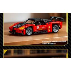 GUDI 70104 non  CÔNG NGHỆ SIÊU TÍCH LŨY ĐUA XE ĐIÊN CUỒNG BLAZING HORSE 488 tỷ lệ 1:18 bộ đồ chơi xếp lắp ráp ghép mô hình  Kỹ Thuật Công Nghệ Cao Mô Hình Phương Tiện 338 khối