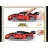 GUDI 70104 non  CÔNG NGHỆ SIÊU TÍCH LŨY ĐUA XE ĐIÊN CUỒNG BLAZING HORSE 488 tỷ lệ 1:18 bộ đồ chơi xếp lắp ráp ghép mô hình  Kỹ Thuật Công Nghệ Cao Mô Hình Phương Tiện 338 khối