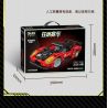 GUDI 70104 non  CÔNG NGHỆ SIÊU TÍCH LŨY ĐUA XE ĐIÊN CUỒNG BLAZING HORSE 488 tỷ lệ 1:18 bộ đồ chơi xếp lắp ráp ghép mô hình  Kỹ Thuật Công Nghệ Cao Mô Hình Phương Tiện 338 khối