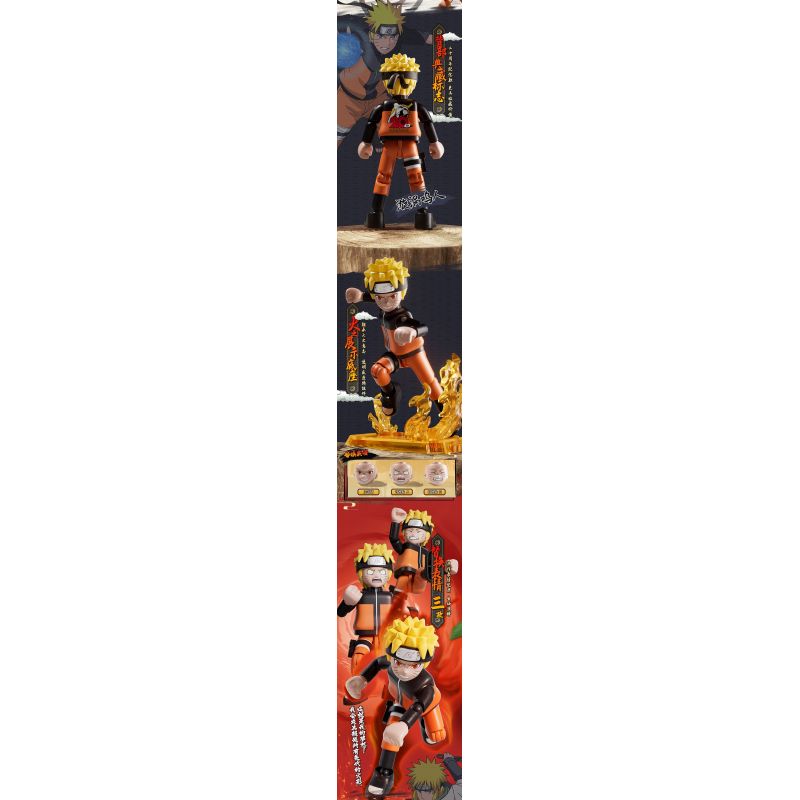 BLOKS 71059 non  NARUTO BỘ SƯU TẬP KỶ NIỆM 20 NĂM CỦA NAMIKAZE MINATO bộ đồ chơi xếp lắp ráp ghép mô hình Movie & Game Phim Và Trò Chơi