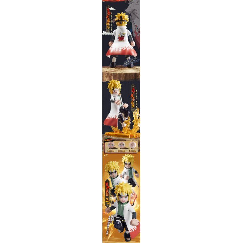 BLOKS 71059 non  NARUTO BỘ SƯU TẬP KỶ NIỆM 20 NĂM CỦA NAMIKAZE MINATO bộ đồ chơi xếp lắp ráp ghép mô hình Movie & Game Phim Và Trò Chơi