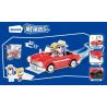 FUNIFY W8009 8009 non  CUỘC SỐNG HÀNG NGÀY CỦA POPPINS VÀ PIPI BEAUTY XE THỂ THAO CABRIOLET bộ đồ chơi xếp lắp ráp ghép mô hình Movie & Game Phim Và Trò Chơi