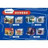 FUNIFY W8011 8011 non  CUỘC SỐNG ĐỜI THƯỜNG CỦA POP VÀ PIPI 4 TIỂU CẢNH CHIẾN ĐẤU TOA TÀU SHINKANSEN NHÀ KHO VEN BIỂN SÂN KHẤU LASER bộ đồ chơi xếp lắp ráp ghép mô hình Movie & Game Phim Và Trò Chơi