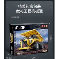 CADA DOUBLEE C65011 65011 non  XE TẢI TỰ ĐỔ KHAI THÁC CR240E CRRC bộ đồ chơi xếp lắp ráp ghép mô hình  Kỹ Thuật Công Nghệ Cao Mô Hình Phương Tiện 1931 khối