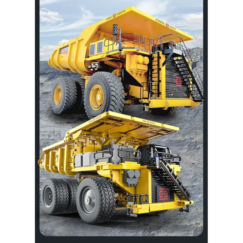 CADA DOUBLEE C65011 65011 non  XE TẢI TỰ ĐỔ KHAI THÁC CR240E CRRC bộ đồ chơi xếp lắp ráp ghép mô hình  Kỹ Thuật Công Nghệ Cao Mô Hình Phương Tiện 1931 khối