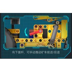 CADA DOUBLEE C65011 65011 non  XE TẢI TỰ ĐỔ KHAI THÁC CR240E CRRC bộ đồ chơi xếp lắp ráp ghép mô hình  Kỹ Thuật Công Nghệ Cao Mô Hình Phương Tiện 1931 khối