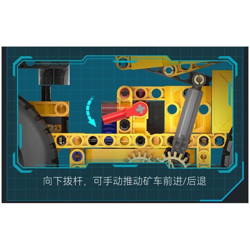 CADA DOUBLEE C65011 65011 non  XE TẢI TỰ ĐỔ KHAI THÁC CR240E CRRC bộ đồ chơi xếp lắp ráp ghép mô hình  Kỹ Thuật Công Nghệ Cao Mô Hình Phương Tiện 1931 khối