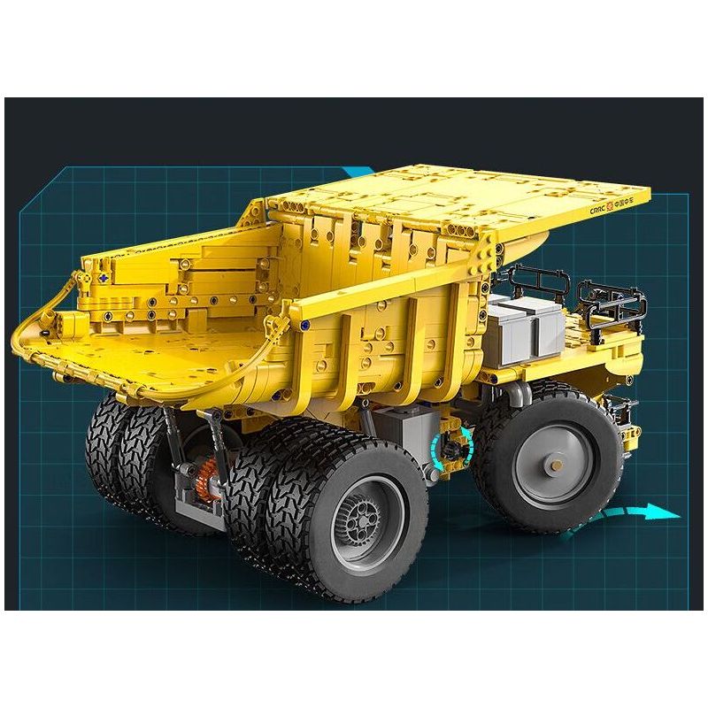 CADA DOUBLEE C65011 65011 non  XE TẢI TỰ ĐỔ KHAI THÁC CR240E CRRC bộ đồ chơi xếp lắp ráp ghép mô hình  Kỹ Thuật Công Nghệ Cao Mô Hình Phương Tiện 1931 khối