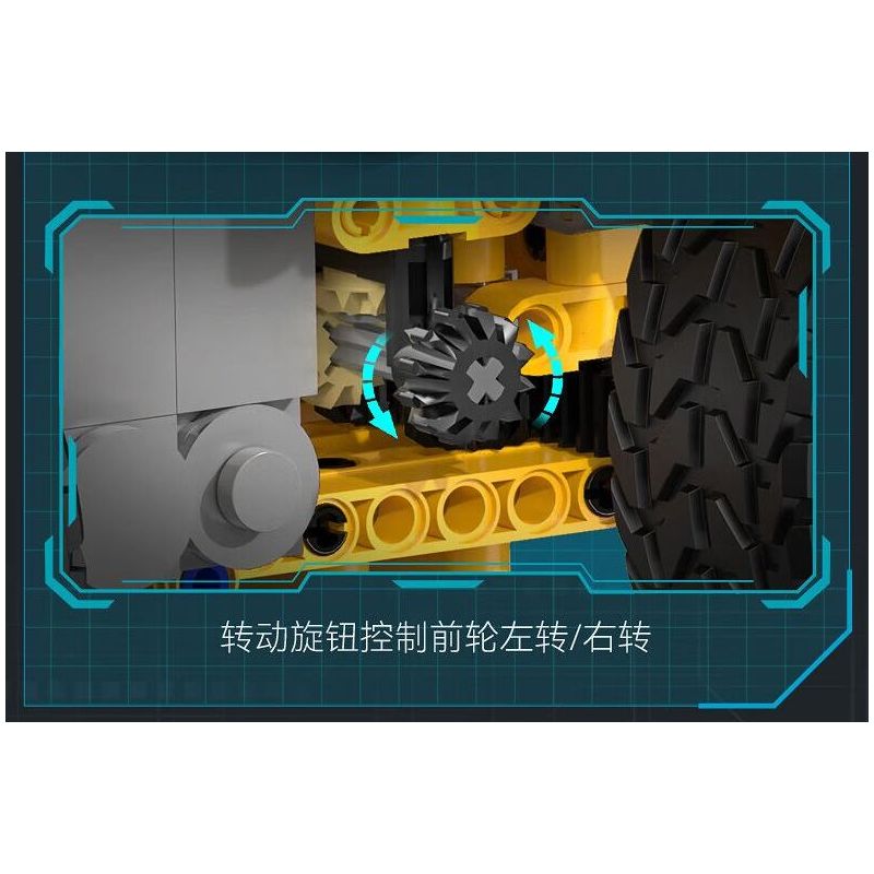 CADA DOUBLEE C65011 65011 non  XE TẢI TỰ ĐỔ KHAI THÁC CR240E CRRC bộ đồ chơi xếp lắp ráp ghép mô hình  Kỹ Thuật Công Nghệ Cao Mô Hình Phương Tiện 1931 khối