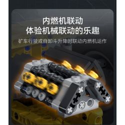 CADA DOUBLEE C65011 65011 non  XE TẢI TỰ ĐỔ KHAI THÁC CR240E CRRC bộ đồ chơi xếp lắp ráp ghép mô hình  Kỹ Thuật Công Nghệ Cao Mô Hình Phương Tiện 1931 khối