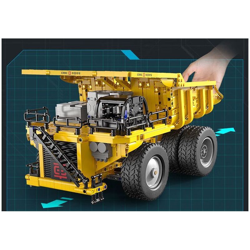 CADA DOUBLEE C65011 65011 non  XE TẢI TỰ ĐỔ KHAI THÁC CR240E CRRC bộ đồ chơi xếp lắp ráp ghép mô hình  Kỹ Thuật Công Nghệ Cao Mô Hình Phương Tiện 1931 khối