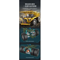 CADA DOUBLEE C65011 65011 non  XE TẢI TỰ ĐỔ KHAI THÁC CR240E CRRC bộ đồ chơi xếp lắp ráp ghép mô hình  Kỹ Thuật Công Nghệ Cao Mô Hình Phương Tiện 1931 khối