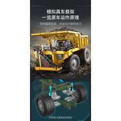 CADA DOUBLEE C65011 65011 non  XE TẢI TỰ ĐỔ KHAI THÁC CR240E CRRC bộ đồ chơi xếp lắp ráp ghép mô hình  Kỹ Thuật Công Nghệ Cao Mô Hình Phương Tiện 1931 khối