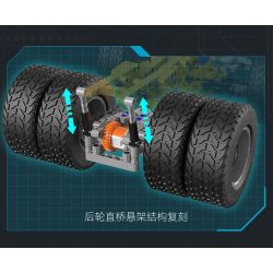 CADA DOUBLEE C65011 65011 non  XE TẢI TỰ ĐỔ KHAI THÁC CR240E CRRC bộ đồ chơi xếp lắp ráp ghép mô hình  Kỹ Thuật Công Nghệ Cao Mô Hình Phương Tiện 1931 khối