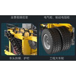 CADA DOUBLEE C65011 65011 non  XE TẢI TỰ ĐỔ KHAI THÁC CR240E CRRC bộ đồ chơi xếp lắp ráp ghép mô hình  Kỹ Thuật Công Nghệ Cao Mô Hình Phương Tiện 1931 khối