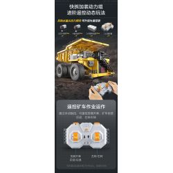 CADA DOUBLEE C65011 65011 non  XE TẢI TỰ ĐỔ KHAI THÁC CR240E CRRC bộ đồ chơi xếp lắp ráp ghép mô hình  Kỹ Thuật Công Nghệ Cao Mô Hình Phương Tiện 1931 khối