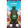 FORANGE FC1703 1703 non  DU LỊCH QUỸ ĐẠO TÀU THAM QUAN bộ đồ chơi xếp lắp ráp ghép mô hình City ORBITAL ADVENTURE SIGHTSEEING TRAIN Thành Phố 732 khối