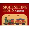 FORANGE FC1703 1703 non  DU LỊCH QUỸ ĐẠO TÀU THAM QUAN bộ đồ chơi xếp lắp ráp ghép mô hình City ORBITAL ADVENTURE SIGHTSEEING TRAIN Thành Phố 732 khối