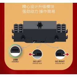 FORANGE FC1703 1703 non  DU LỊCH QUỸ ĐẠO TÀU THAM QUAN bộ đồ chơi xếp lắp ráp ghép mô hình City ORBITAL ADVENTURE SIGHTSEEING TRAIN Thành Phố 732 khối