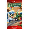 FORANGE FC1703 1703 non  DU LỊCH QUỸ ĐẠO TÀU THAM QUAN bộ đồ chơi xếp lắp ráp ghép mô hình City ORBITAL ADVENTURE SIGHTSEEING TRAIN Thành Phố 732 khối