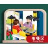 FORANGE FC1703 1703 non  DU LỊCH QUỸ ĐẠO TÀU THAM QUAN bộ đồ chơi xếp lắp ráp ghép mô hình City ORBITAL ADVENTURE SIGHTSEEING TRAIN Thành Phố 732 khối