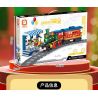 FORANGE FC1703 1703 non  DU LỊCH QUỸ ĐẠO TÀU THAM QUAN bộ đồ chơi xếp lắp ráp ghép mô hình City ORBITAL ADVENTURE SIGHTSEEING TRAIN Thành Phố 732 khối