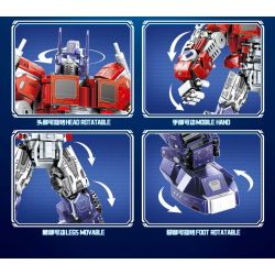 7055 non  BẦU TRỜI MÁY BIẾN ÁP bộ đồ chơi xếp lắp ráp ghép mô hình Movie & Game AUTOMOBILE ROBOT Phim Và Trò Chơi 885 khối