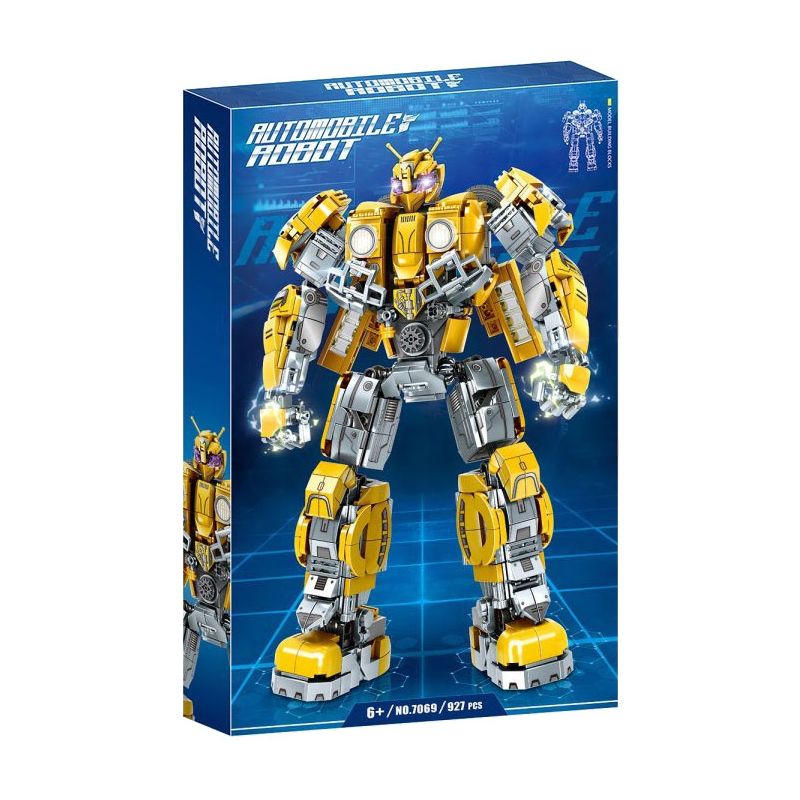 7069 non  MÁY BIẾN ÁP ONG bộ đồ chơi xếp lắp ráp ghép mô hình Movie & Game AUTOMOBILE ROBOT Phim Và Trò Chơi 927 khối