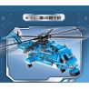 LE YI 81052 non  MÁY BIẾN HÌNH ĐIÊN CUỒNG BAY CHIẾN ĐẤU TRỰC THĂNG Z-18 bộ đồ chơi xếp lắp ráp ghép mô hình Military Army Quân Sự Bộ Đội 665 khối