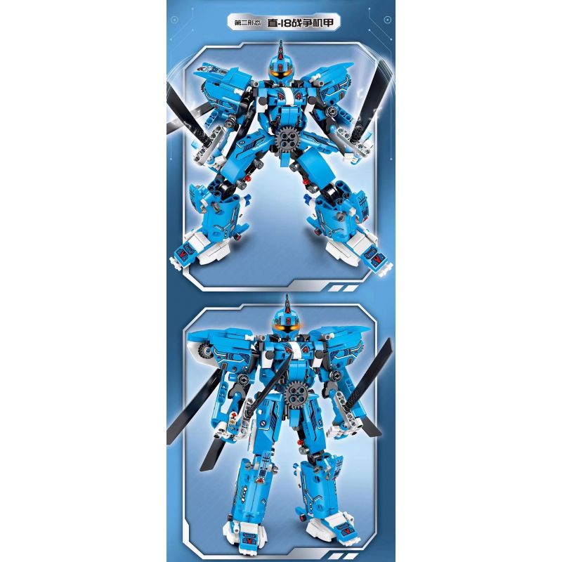 LE YI 81052 non  MÁY BIẾN HÌNH ĐIÊN CUỒNG BAY CHIẾN ĐẤU TRỰC THĂNG Z-18 bộ đồ chơi xếp lắp ráp ghép mô hình Military Army Quân Sự Bộ Đội 665 khối