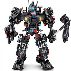 LE YI 81062 non  MACHINE FRENZY CHIẾN BINH CÔNG LÝ SWAT XE BỌC THÉP bộ đồ chơi xếp lắp ráp ghép mô hình Military Army Quân Sự Bộ Đội 688 khối