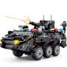 LE YI 81062 non  MACHINE FRENZY CHIẾN BINH CÔNG LÝ SWAT XE BỌC THÉP bộ đồ chơi xếp lắp ráp ghép mô hình Military Army Quân Sự Bộ Đội 688 khối