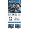LE YI 81062 non  MACHINE FRENZY CHIẾN BINH CÔNG LÝ SWAT XE BỌC THÉP bộ đồ chơi xếp lắp ráp ghép mô hình Military Army Quân Sự Bộ Đội 688 khối