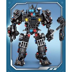 LE YI 81062 non  MACHINE FRENZY CHIẾN BINH CÔNG LÝ SWAT XE BỌC THÉP bộ đồ chơi xếp lắp ráp ghép mô hình Military Army Quân Sự Bộ Đội 688 khối