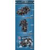 LE YI 81062 non  MACHINE FRENZY CHIẾN BINH CÔNG LÝ SWAT XE BỌC THÉP bộ đồ chơi xếp lắp ráp ghép mô hình Military Army Quân Sự Bộ Đội 688 khối