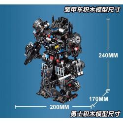 LE YI 81062 non  MACHINE FRENZY CHIẾN BINH CÔNG LÝ SWAT XE BỌC THÉP bộ đồ chơi xếp lắp ráp ghép mô hình Military Army Quân Sự Bộ Đội 688 khối