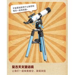 JIESTAR 58097 non  CƠN SỐT HIỆN ĐẠI 6 MẪU TV HOÀI CỔ ĐIỆN THOẠI ĐIỂN KÍNH VIỄN VỌNG THIÊN VĂN RADIO MÁY PHA CÀ PHÊ ESPRESSO CHIẾU KIỂU CŨ bộ đồ chơi xếp lắp ráp ghép mô hình Creator Sáng Tạo 487 khối