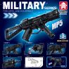 LE YI 88086 non  SÚNG TIỂU LIÊN MP5 bộ đồ chơi xếp lắp ráp ghép mô hình Military Army Quân Sự Bộ Đội 353 khối