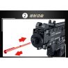 LE YI 88087 non  SÚNG TIỂU LIÊN UZI bộ đồ chơi xếp lắp ráp ghép mô hình Military Army Quân Sự Bộ Đội 402 khối