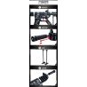 LE YI 81061 non  SÚNG CARBINE M4A1 bộ đồ chơi xếp lắp ráp ghép mô hình Military Army Quân Sự Bộ Đội 523 khối