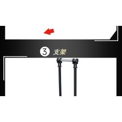 LE YI 81061 non  SÚNG CARBINE M4A1 bộ đồ chơi xếp lắp ráp ghép mô hình Military Army Quân Sự Bộ Đội 523 khối