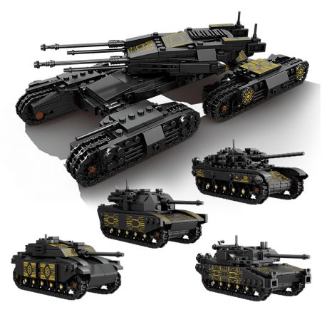 Kazi KY84156 84156 non  TRANG BỊ HIỆN ĐẠI XE TĂNG KHỔNG LỒ TIA CHỚP VÀNG ĐEN 4 TỔ HỢP HẠNG NẶNG TRẠM CHÍNH T90 LECLERC CHIẾN ĐẤU CHỦ LỰC M1A2 CHALLENGER bộ đồ chơi xếp lắp ráp ghép mô hình Military Army INFORMATION WAEFARE Quân Sự Bộ Đội 1134 khối