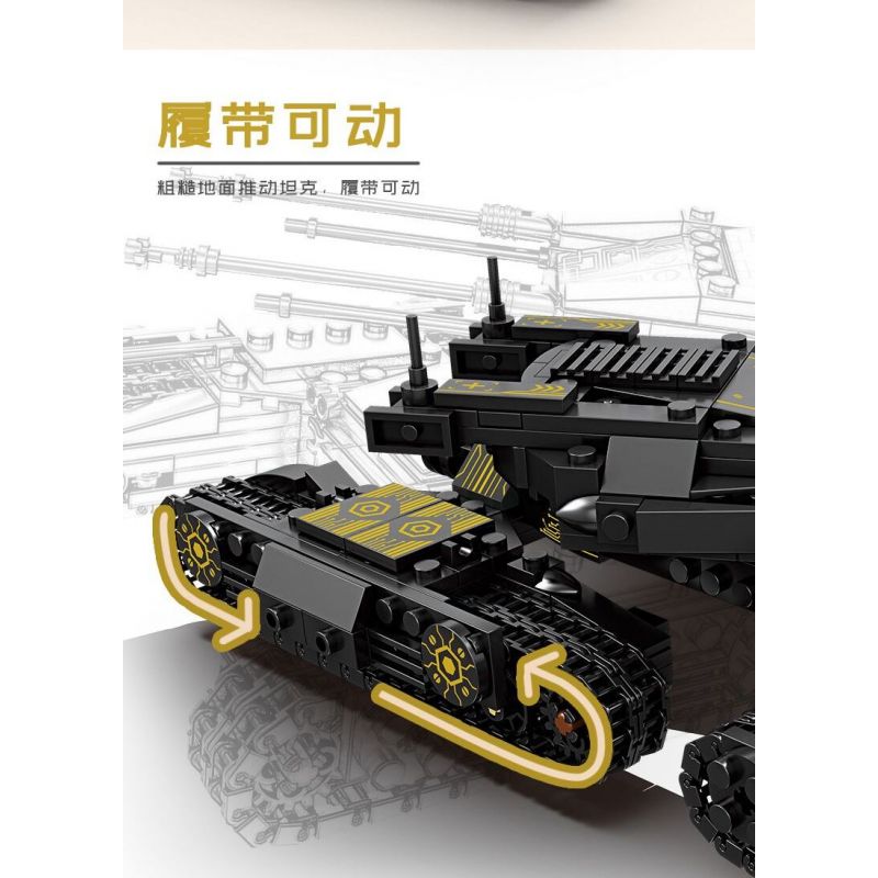 Kazi KY84156 84156 non  TRANG BỊ HIỆN ĐẠI XE TĂNG KHỔNG LỒ TIA CHỚP VÀNG ĐEN 4 TỔ HỢP HẠNG NẶNG TRẠM CHÍNH T90 LECLERC CHIẾN ĐẤU CHỦ LỰC M1A2 CHALLENGER bộ đồ chơi xếp lắp ráp ghép mô hình Military Army INFORMATION WAEFARE Quân Sự Bộ Đội 1134 khối